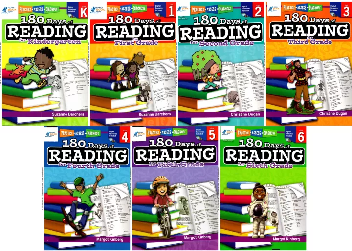 180 DAYS OF READING FOR KINDERGARTEN LEVEL K-6