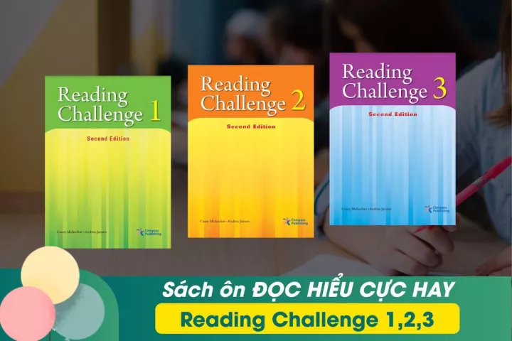 3 quyển Reading Challenge 1,2,3 (Sách đen trắng+Màu)