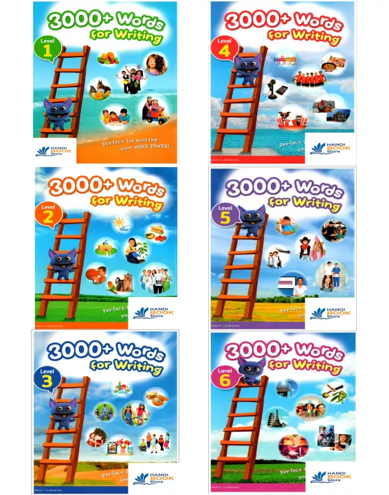 3000+ Words for Writing Pearson 1-6 (Sách màu)