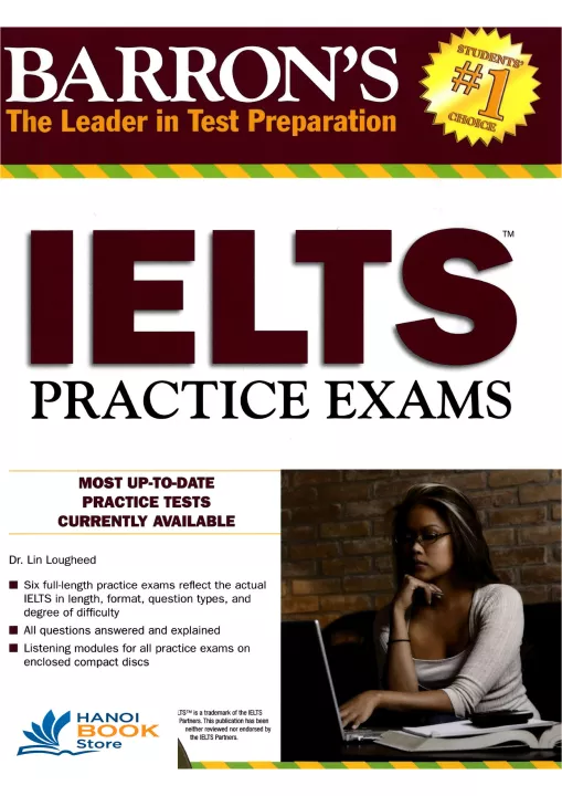 BARRON IELTS PRACTICE EXAMS (Sách đen trắng)