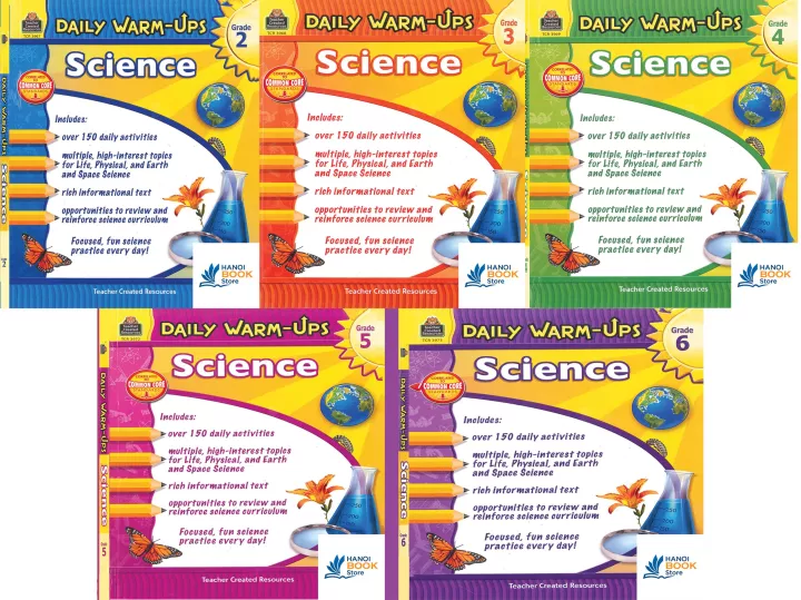 Bộ sách Daily warm up Science 2-6
