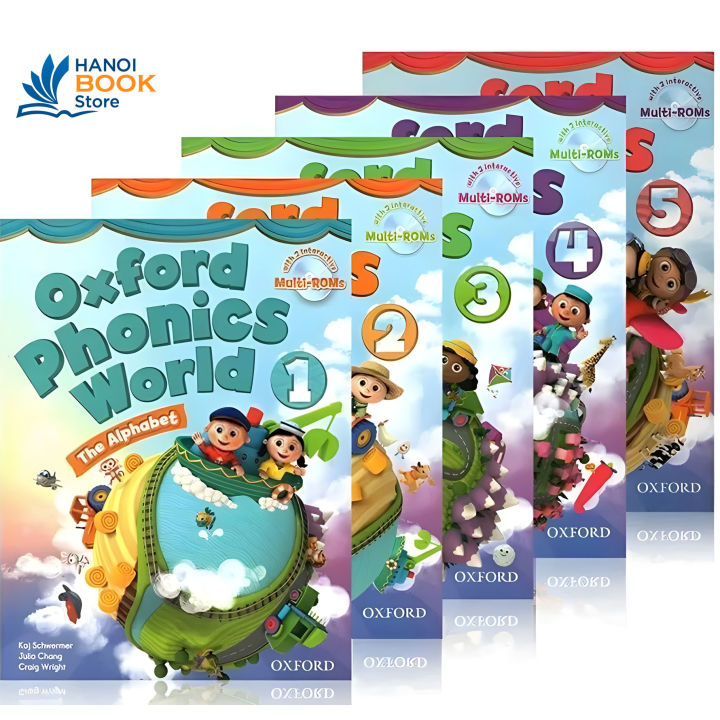 Bộ sách Oxford Phonics World 1,2,3,4,5 Student Book và Workbook - Sala Bookstore