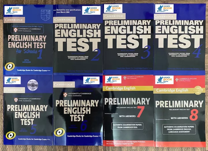 Bộ sách PET 8 cuốn quyển 1, 8