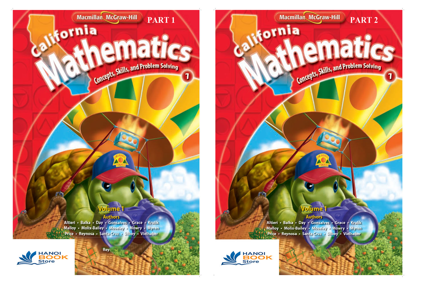 CALIFORNIA MATHEMATIC GRADE 1 (Sách màu)