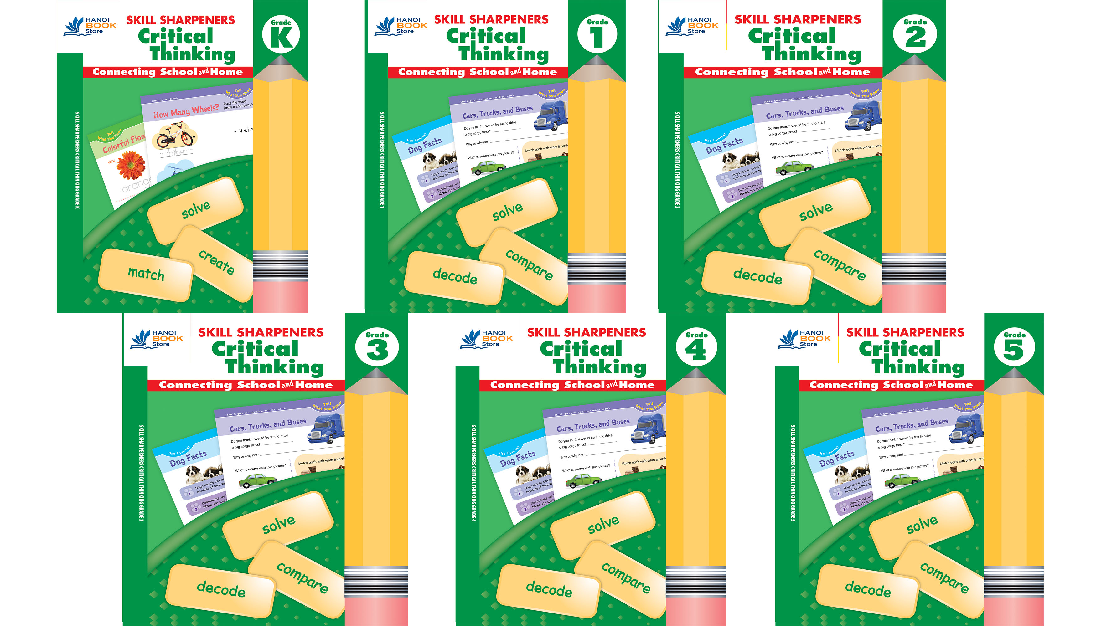 SKILL SHARPENERS CRITICAL THINKING PRE1-K (Sách màu)