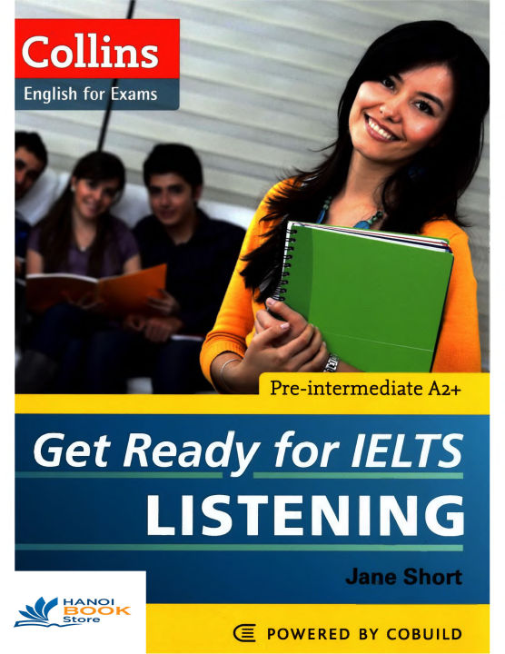 Collins Get Ready for IELTS Listening - Pre-intermediate A2+ (Sách đen trắng)