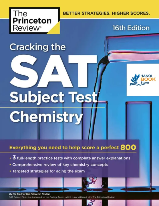 Cracking the SAT Subject Test in Chemistry, 16th Edition Everything You Need to Help Score a Perfect 800 sách tiếng anh