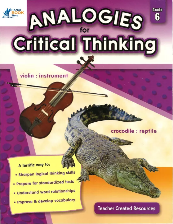 ANALOGY FOR CRITICAL THINKING GRADE 6 (Sách đen trắng)