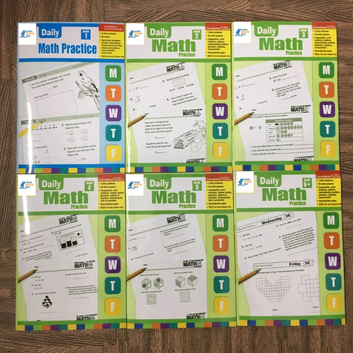 Daily Math Practice final 2 bộ đen trắng ( Sách đen trắng)