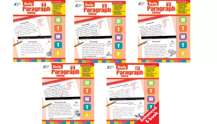 DAILY PARAGRAPH EDITING GRADE 2 (SÁch đen trắng)