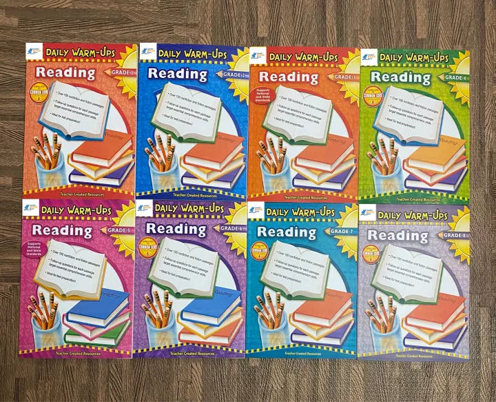 Bộ sách Daily Warm-Ups: Reading , Grade 1-8