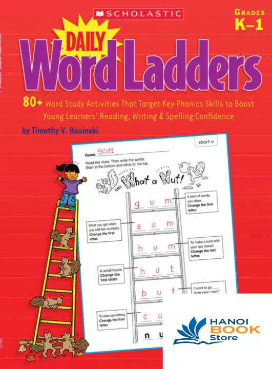 DAILY WORD LADDER K-1 (Sách đen trắng)