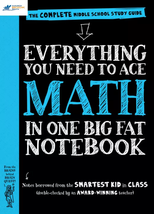 EVERY THING YOU NEED TO ACE MATH IN ONE BIG FATE NOTEBOOK (Sách màu)