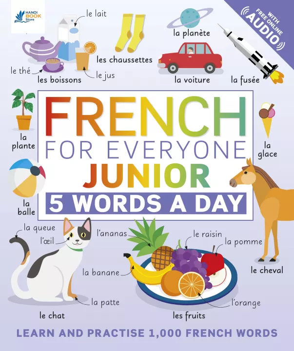 French for Everyone Junior 5 Words a Day ( sách photo màu)