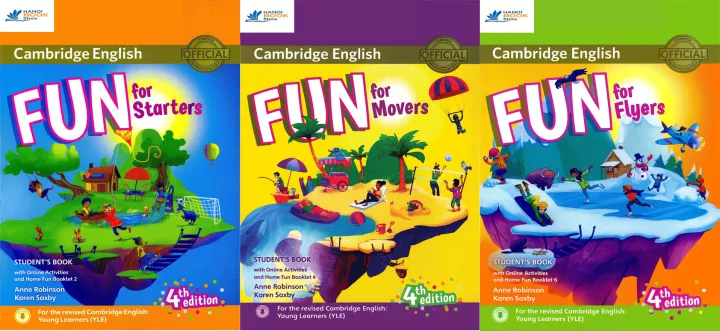 Fun For Flyers, Movers, Starters Student's Book (sách màu)