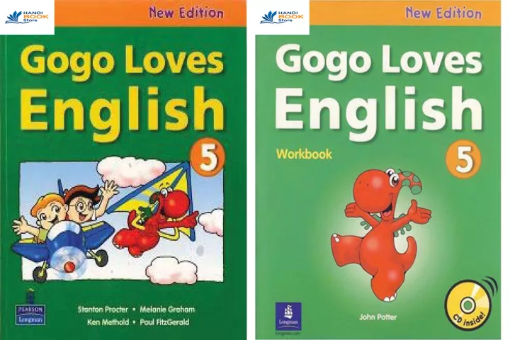 Gogo love English 5 Student book - Work book (Sách màu)