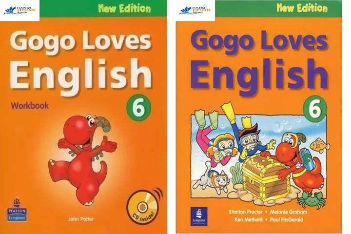 Gogo love English 6 Student book - Work book (Sách màu)