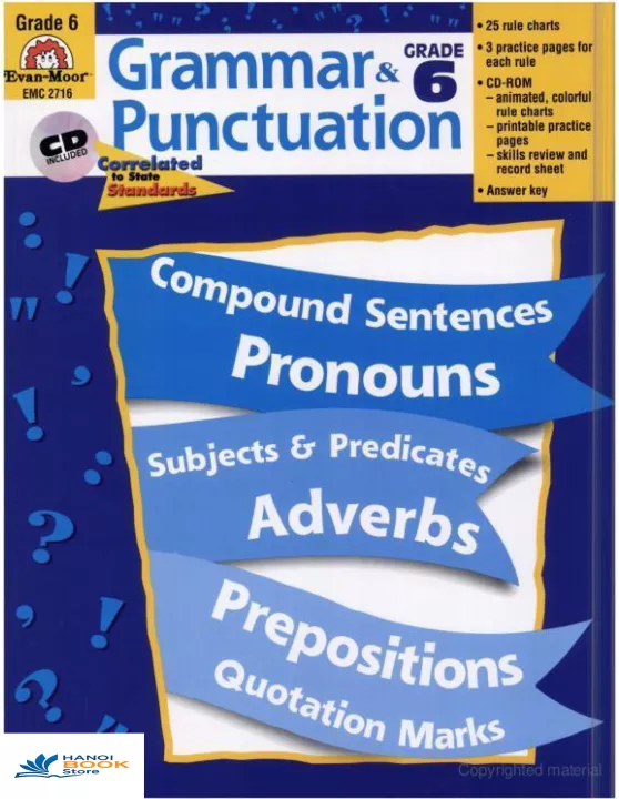 Grammar and Punctuation, Grade 6