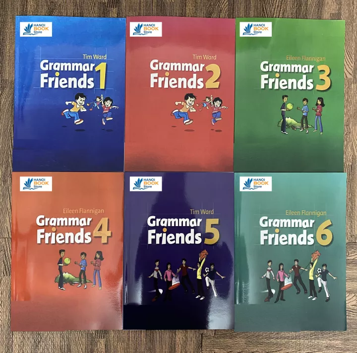 bộ sách Grammar Friends 1,2 - Students Book ( sách màu)