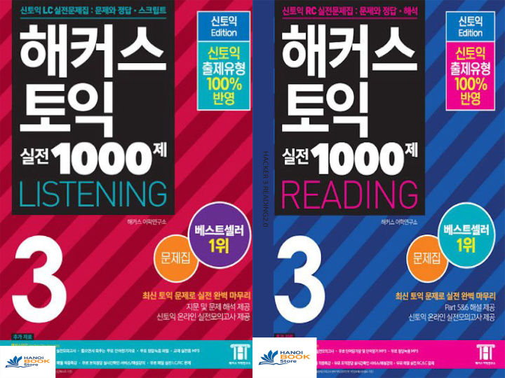 Hacker 3 LISTENING & READING 3.0 (Sách đen trắng)