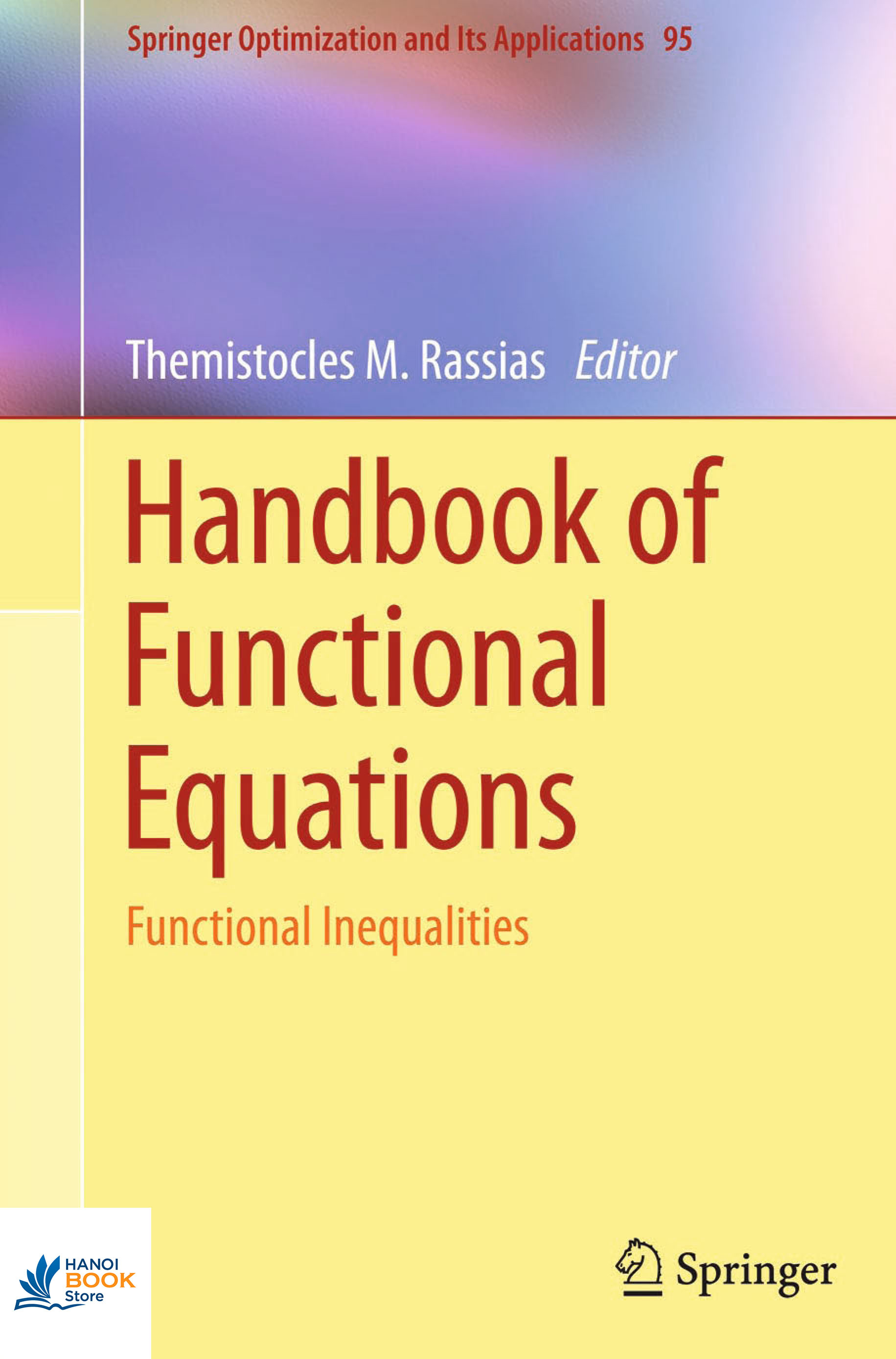 Sách Handbook of Functional Equations Functional Inequalities