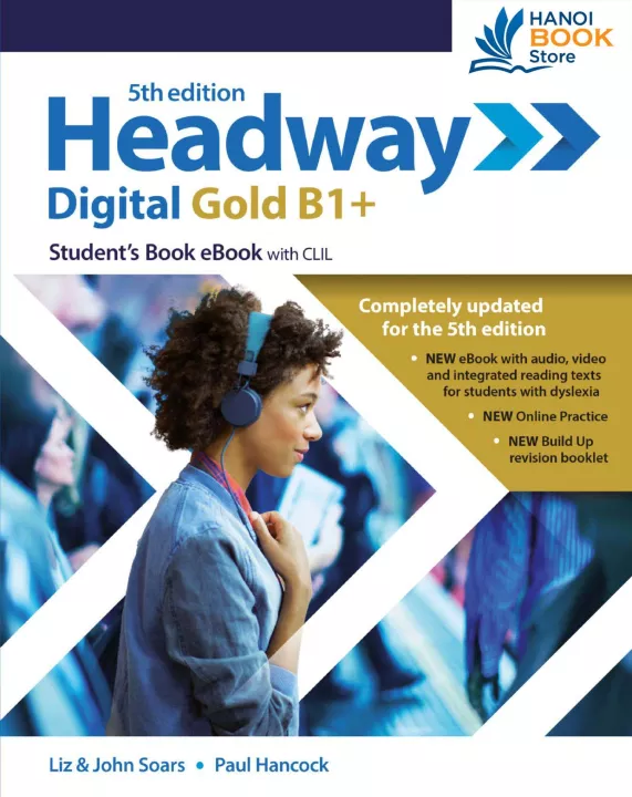 Headway Digital Gold B1+ 5th edition (Sách màu)