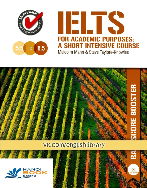IELTS FOR ACADEMIC PURPOSE A SHORT INTENSIVE COURSE 5.5 TO 6.5 STUDENT'S BOOK (Sách đen trắng)