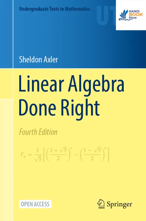 Linear Algebra Done Right, Third Edition 4E - Salabookstore