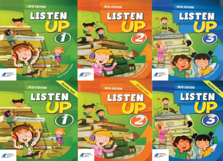 6 quyển LISTEN UP BOOK (Sách màu)
