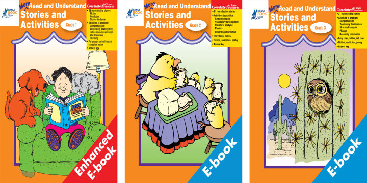 Moore read and Understand stories and activities grade 1-3 (Sách đen trắng)