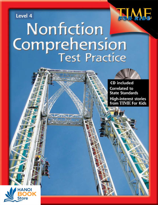 Nonfiction Comprehension Test Practice Level 4 (sách đen trắng) Sách tiếng anh