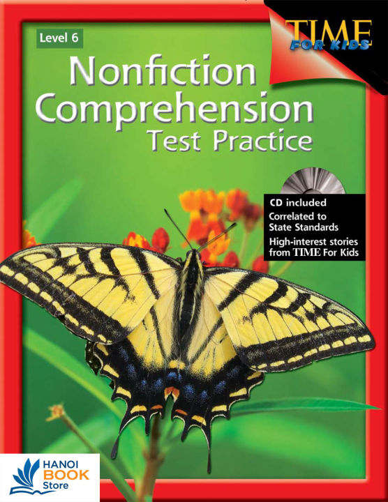 Nonfiction Comprehension Test Practice Level 6 (sách đen trắng) Sách tiếng anh