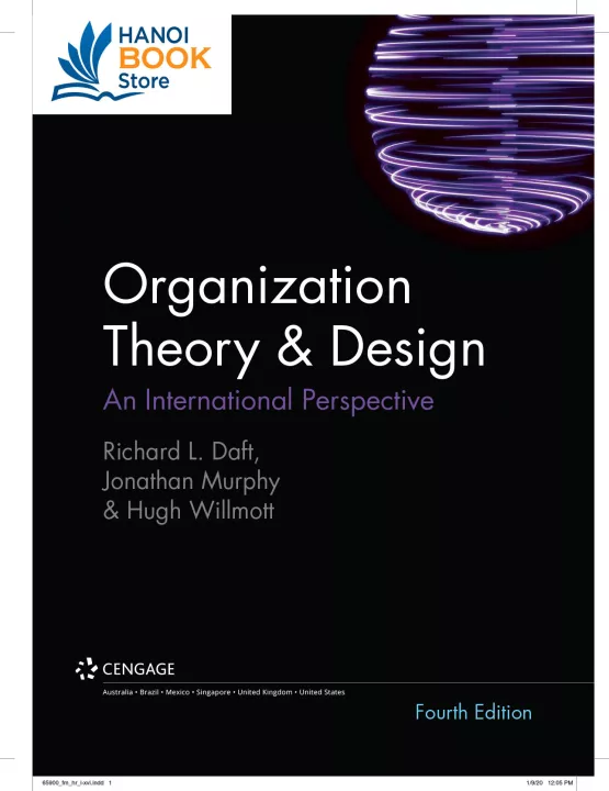 Organization Theory Design An International Perspective