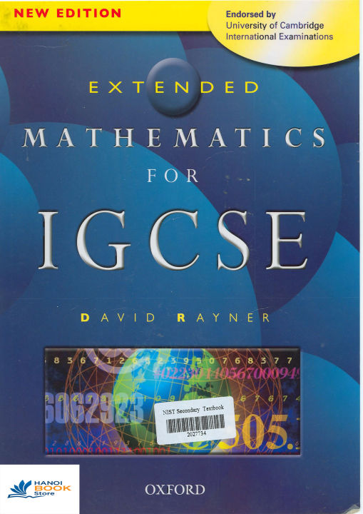OXFORD - EXTENDED MATHEMATICS FOR IGCSE (SÁch đen trắng)