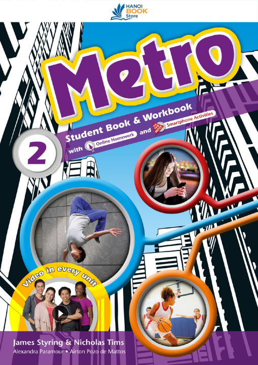 OXFORD METRO STUDENT'S BOOK & WORKBOOK 2 (sách màu) Sách tiếng anh