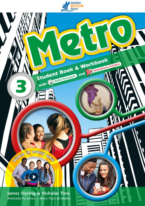 OXFORD METRO STUDENT'S BOOK & WORKBOOK 3 (sách gia công)