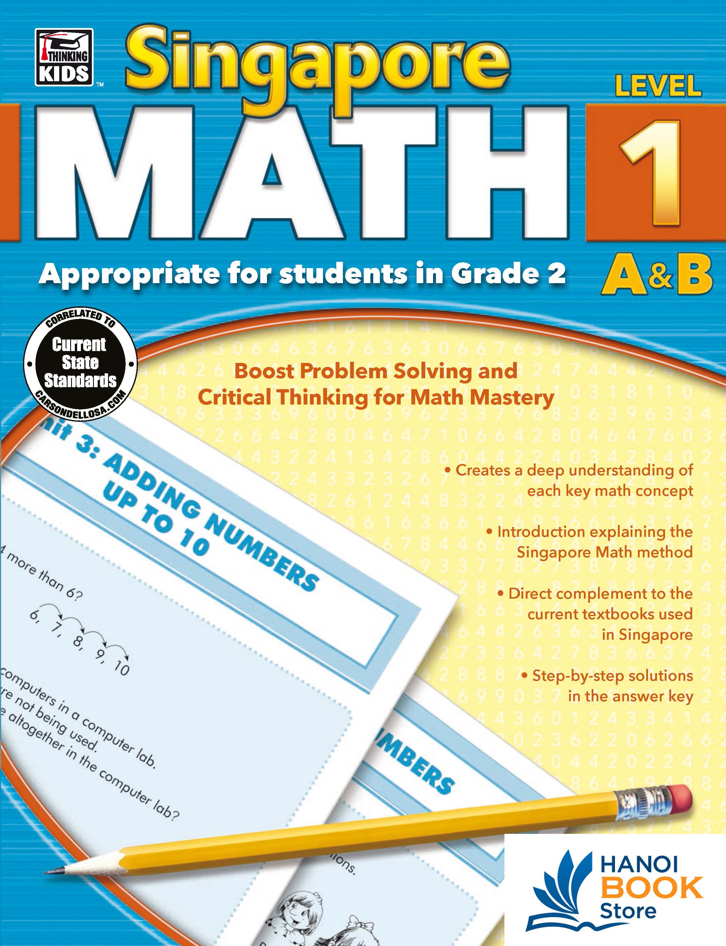 Singapore Math 1 (Sách đen trắng)