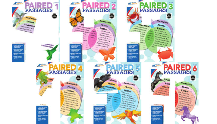 PAIRED PASSAGE S GRADE 1-6 (Sách đen trắng)