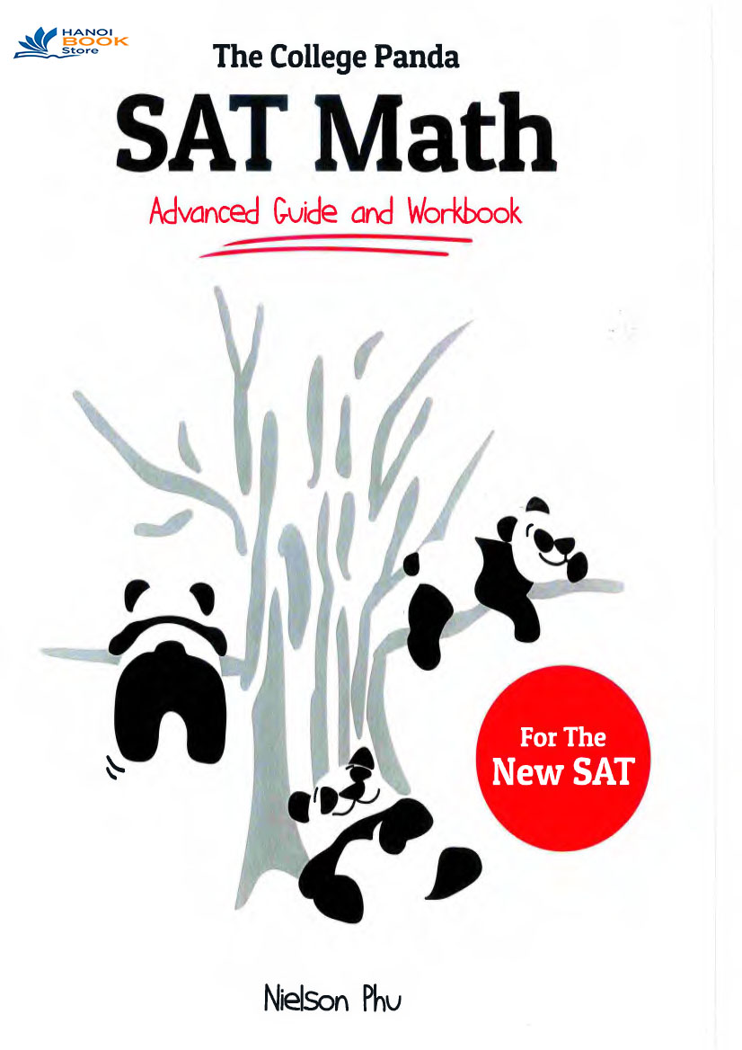 The College Panda's SAT Math Advanced Guide and Workbook 2nd edition (Sách đen trắng)