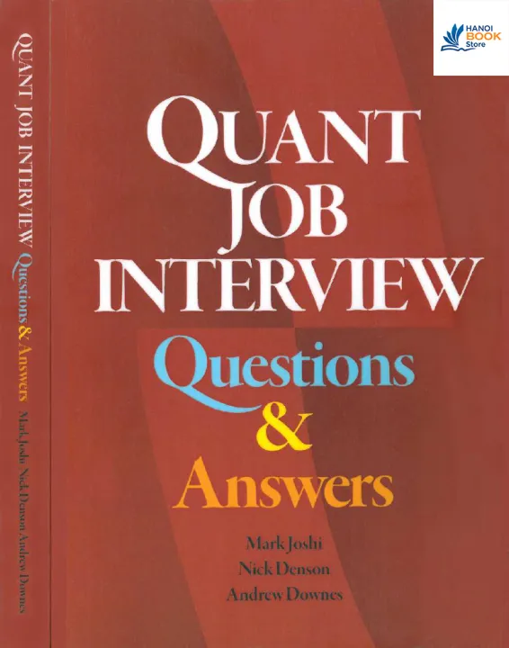 Quant Job Interview Questions And Answers