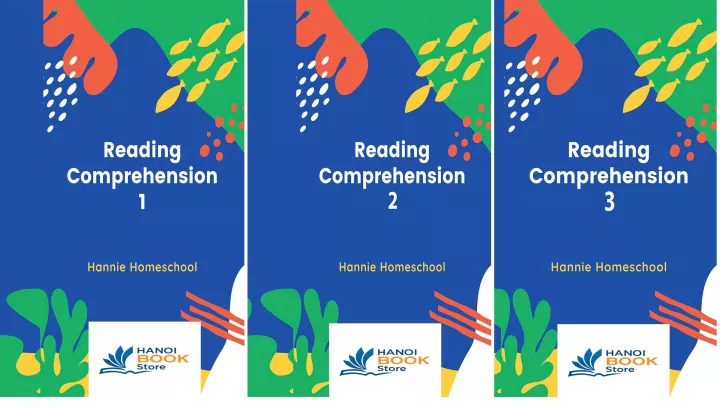 Bộ 3 quyển Reading comprehension (Đen trắng)