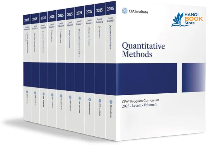 Sách 2025 CFA Program Curriculum Level I (1-10) - Sala bookstore