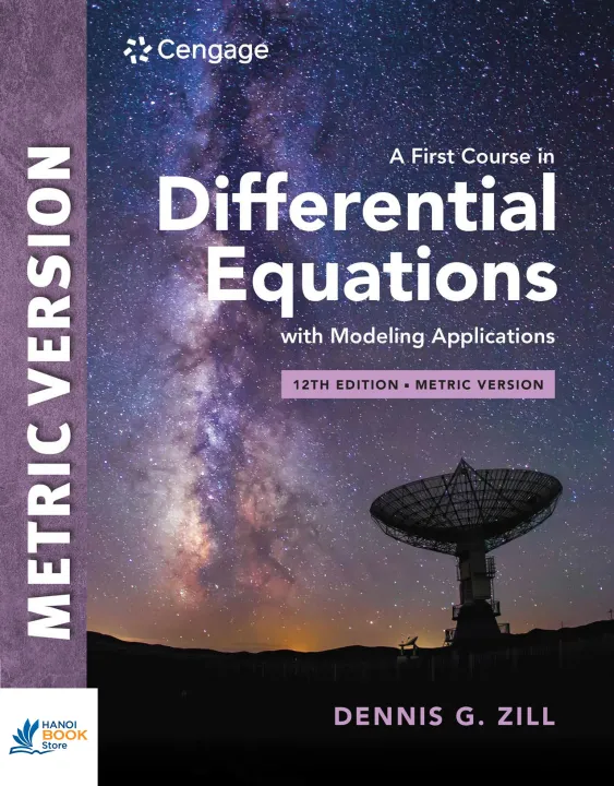 Sách A First Course in Differential Equations with Modeling Applications Twelfth Edition
