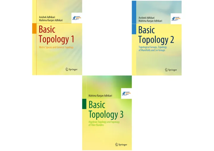 Sách Basic Topology 1,2,3