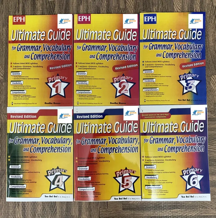 Sách Bộ sách 6 quyển Ultimate Guide for Grammar vocabulary and Comprehension 1,2,3,4,5,6 - Sala Bookstore