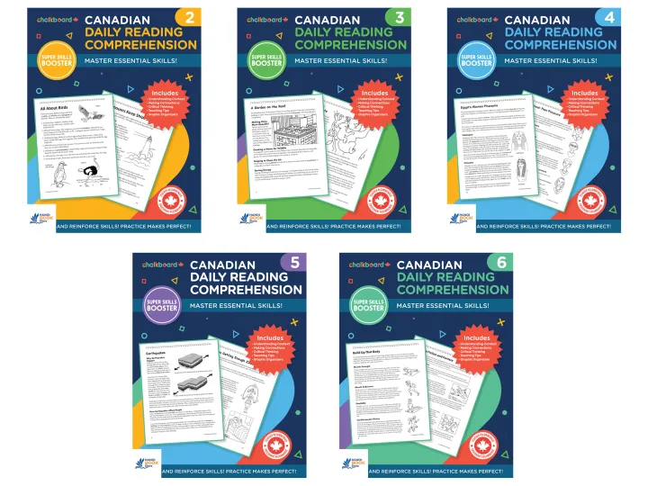 Sách Canadian Daily Reading Comprehension Grade 2-6 - Sala Bookstore