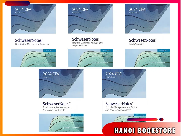 Sách CFA 2024 Level II - SchweserNotes Book 1,2,3,4,5 - SalaBookstore