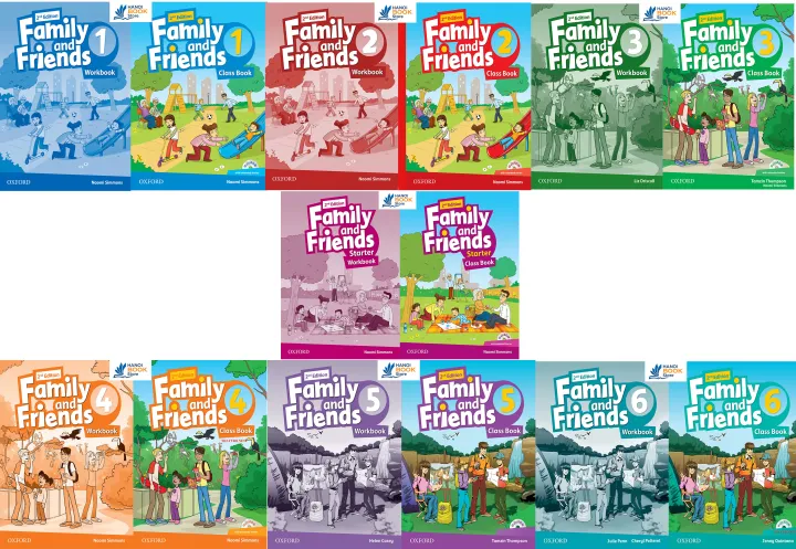 Sách FAMILY AND FRIEND 2nd (Sách Màu)