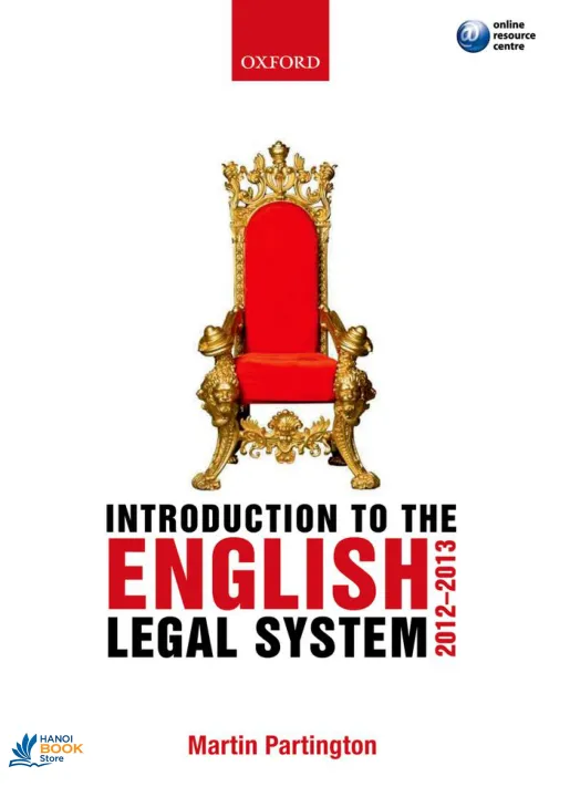 Sách Introduction to the English Legal System 2012-2013