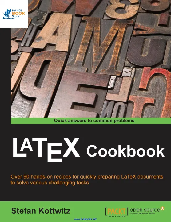 Sách LaTeX Cookbook Over 90 hands-on recipes to quickly prepare LaTeX